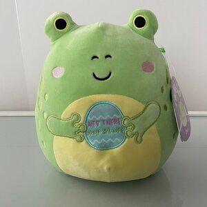 Zhen Frog Squishmallow 8" Green and Yellow